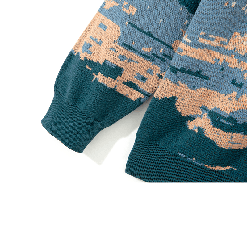 Fashionable and Simple Men'S Loose Warm Sweater