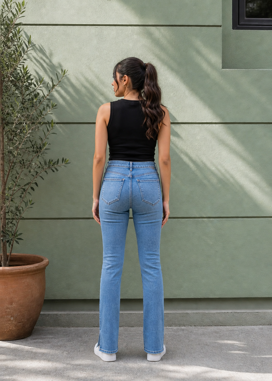 denim Jeans in Light blue