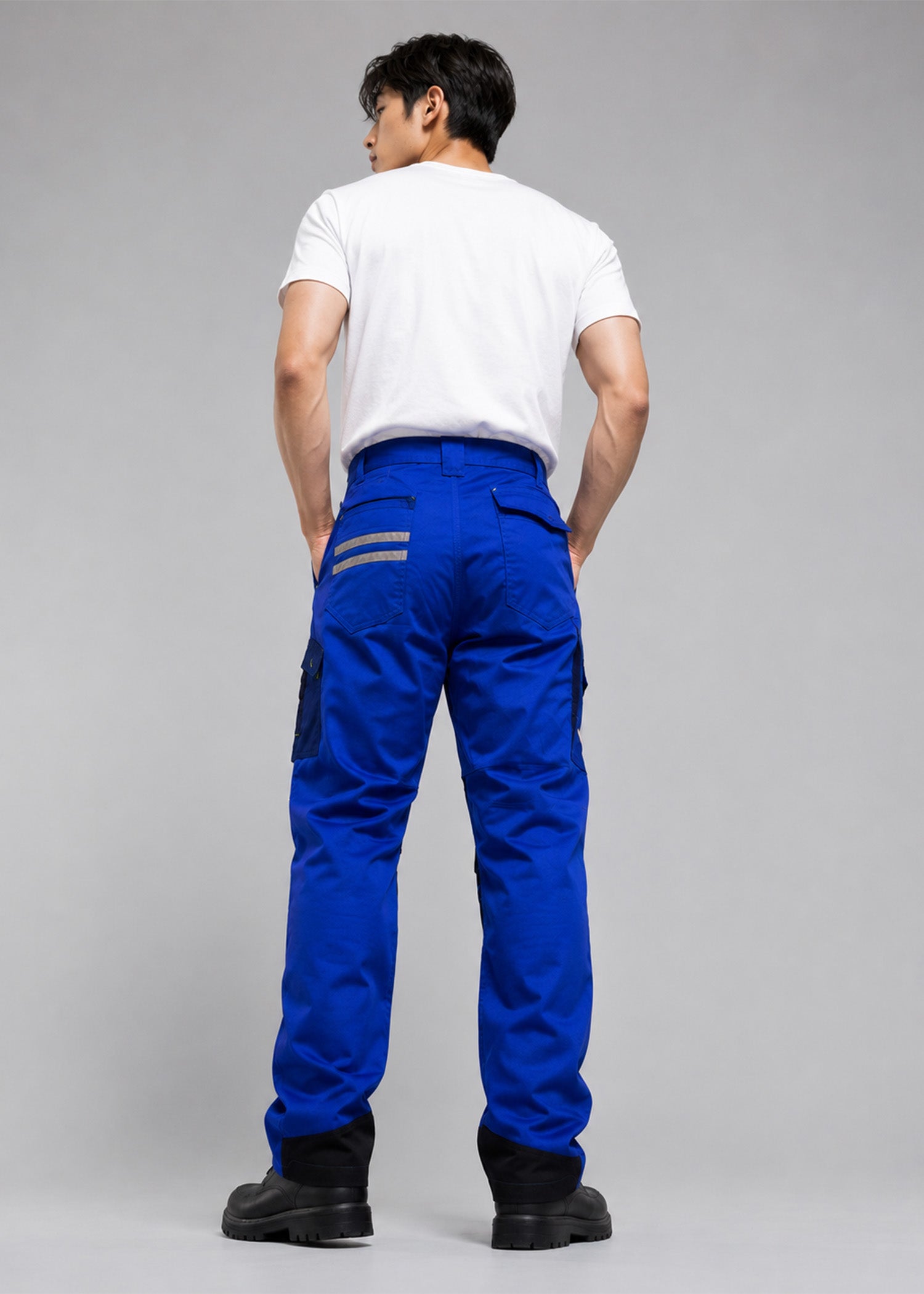 cotton Pants in Royal blue