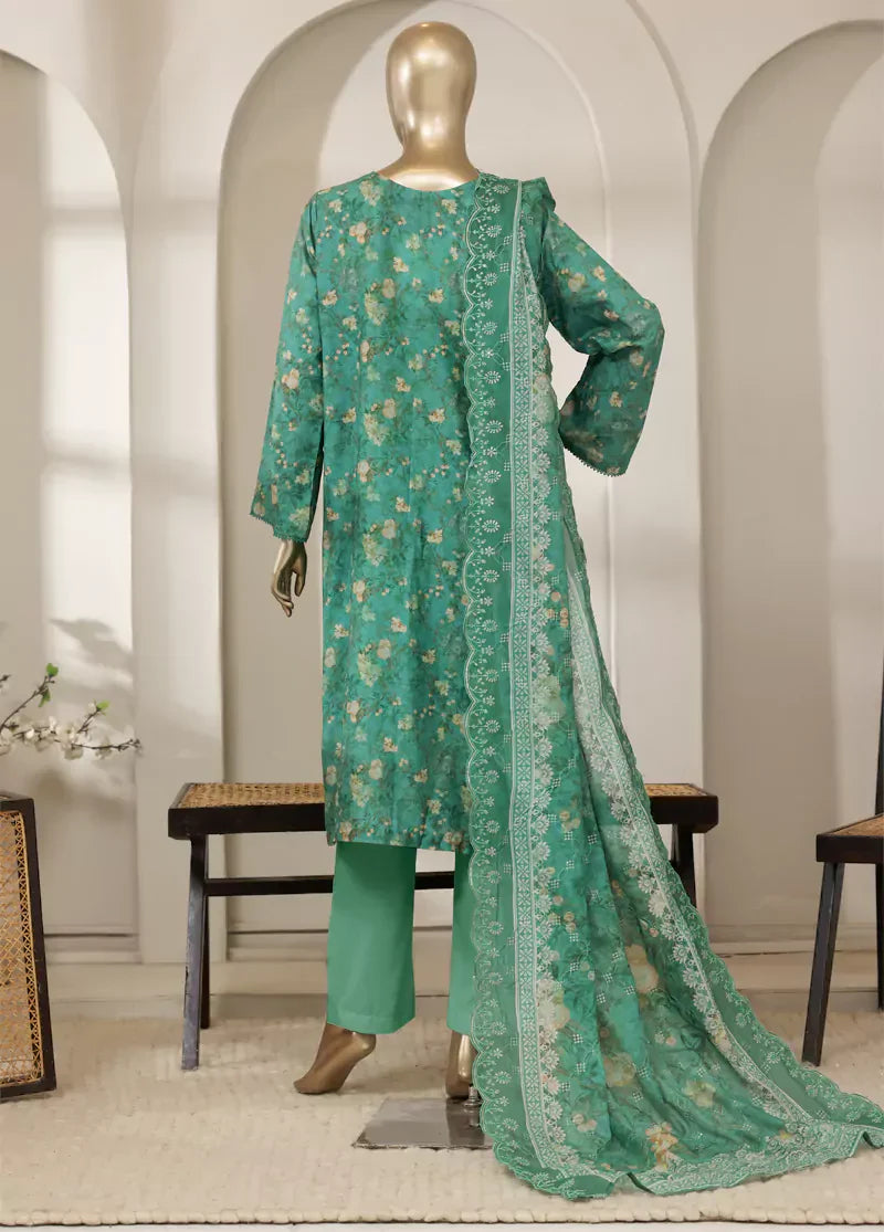 Stitched Laserkari Lawn – 2