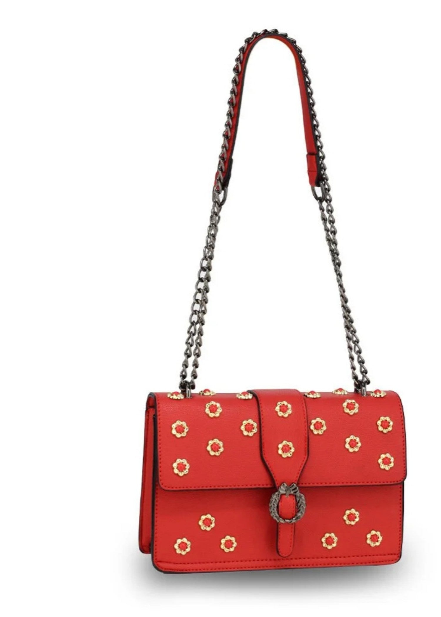 Shoulder Bag in Red Color by - Trendy Women Shoulder Bag HLN2244