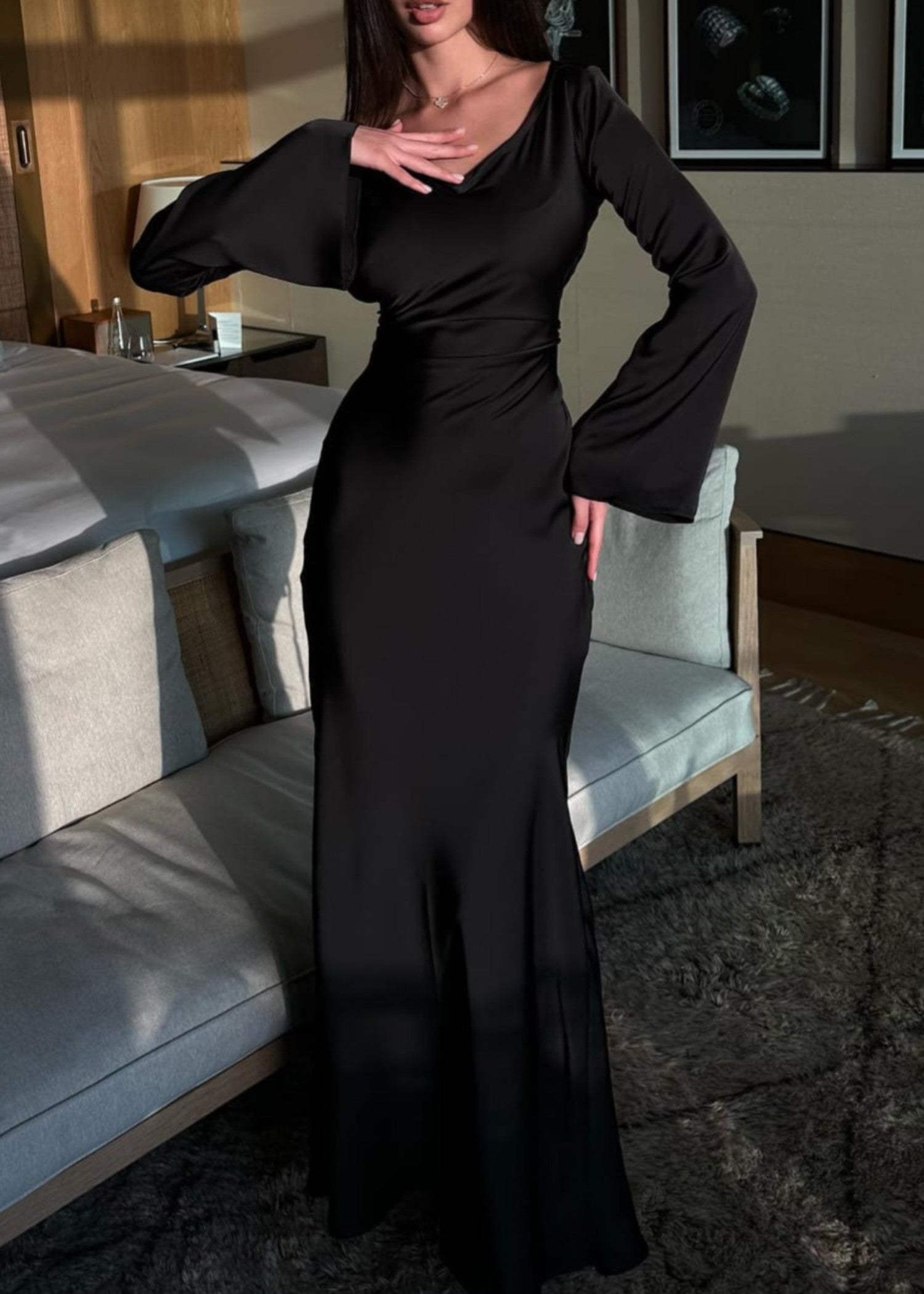 charmuse/shamooz Dress in Black