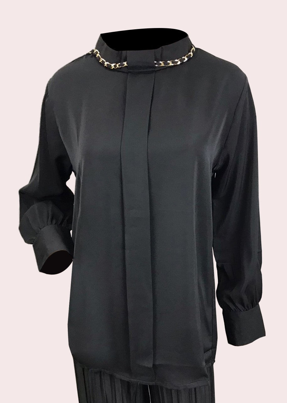 rayon Tunic in Black