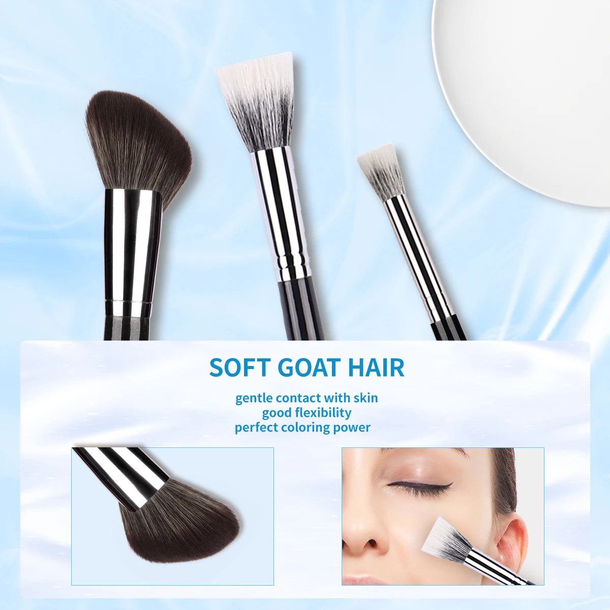 Contour Powder Blusher Makeup Brush Set