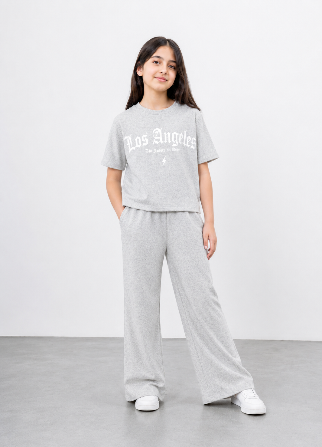 Co Ord Sets in Pastel grey
