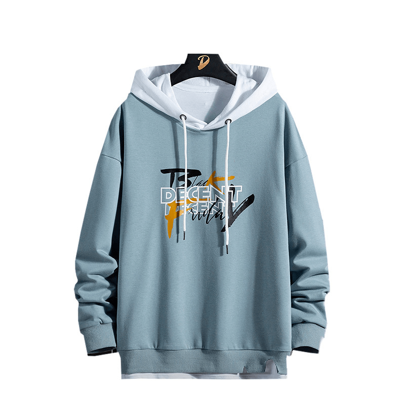 Trendy Brand Men'S Sweater Hooded Jacket Japanese Youth Personality Sweater Casual Clothes