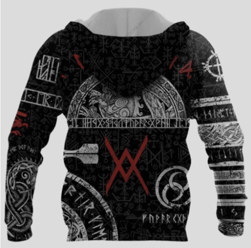 New Men'S 3D Digital Printing Pullover Hoodie Sweater