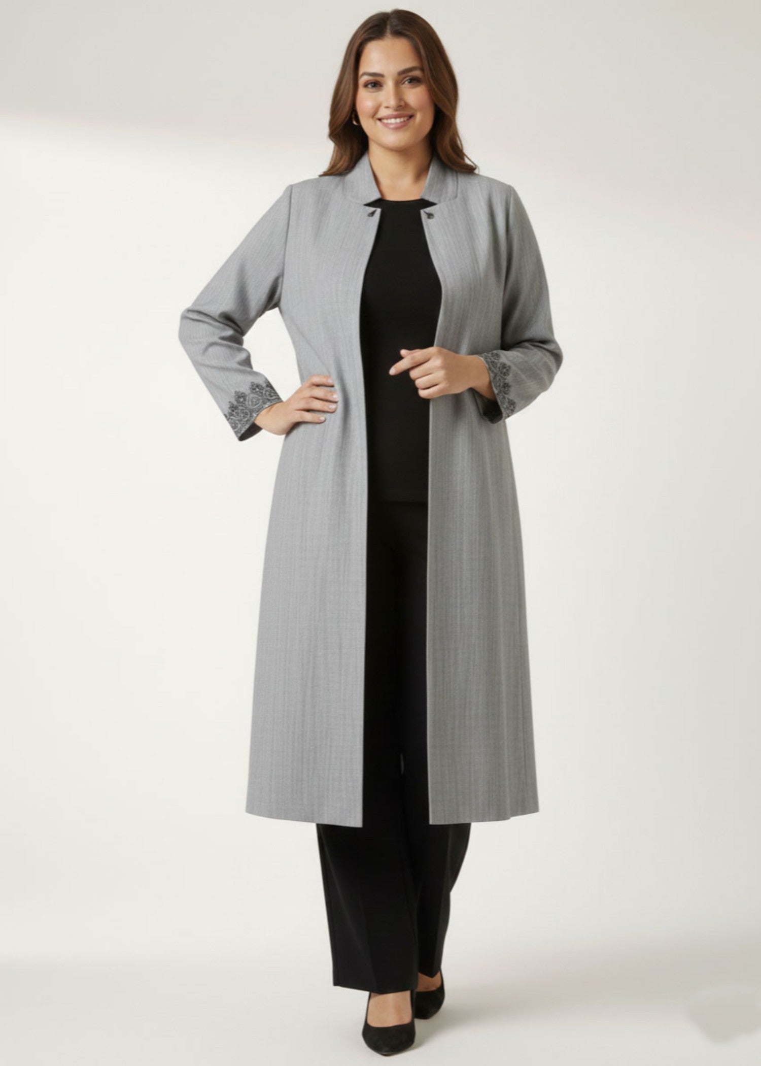 cotton Jacket in Grey