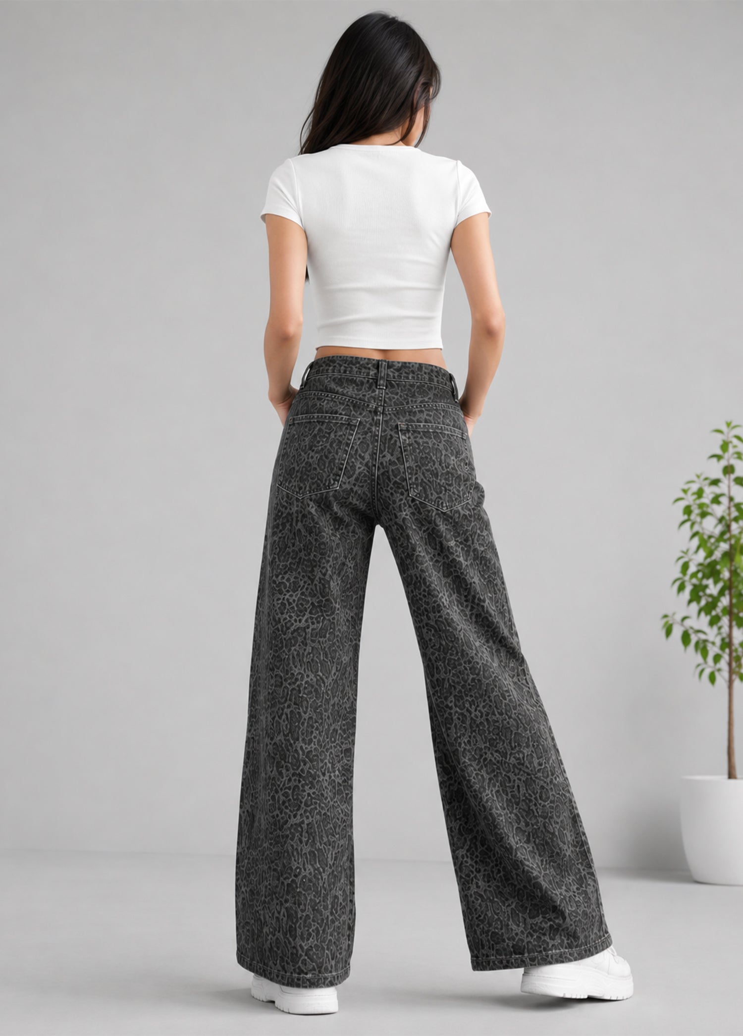 denim Jeans in Dark grey