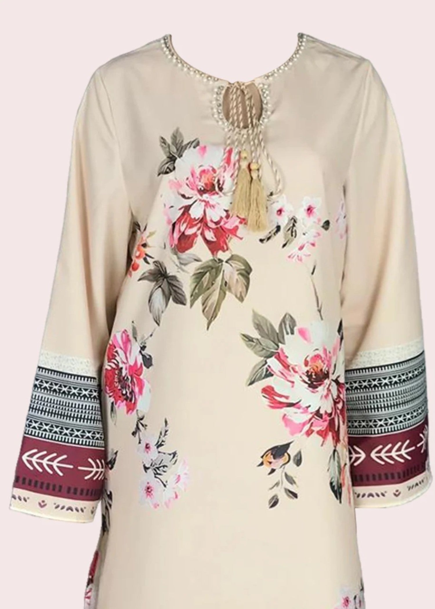 crepe Co Ord Sets in Cream