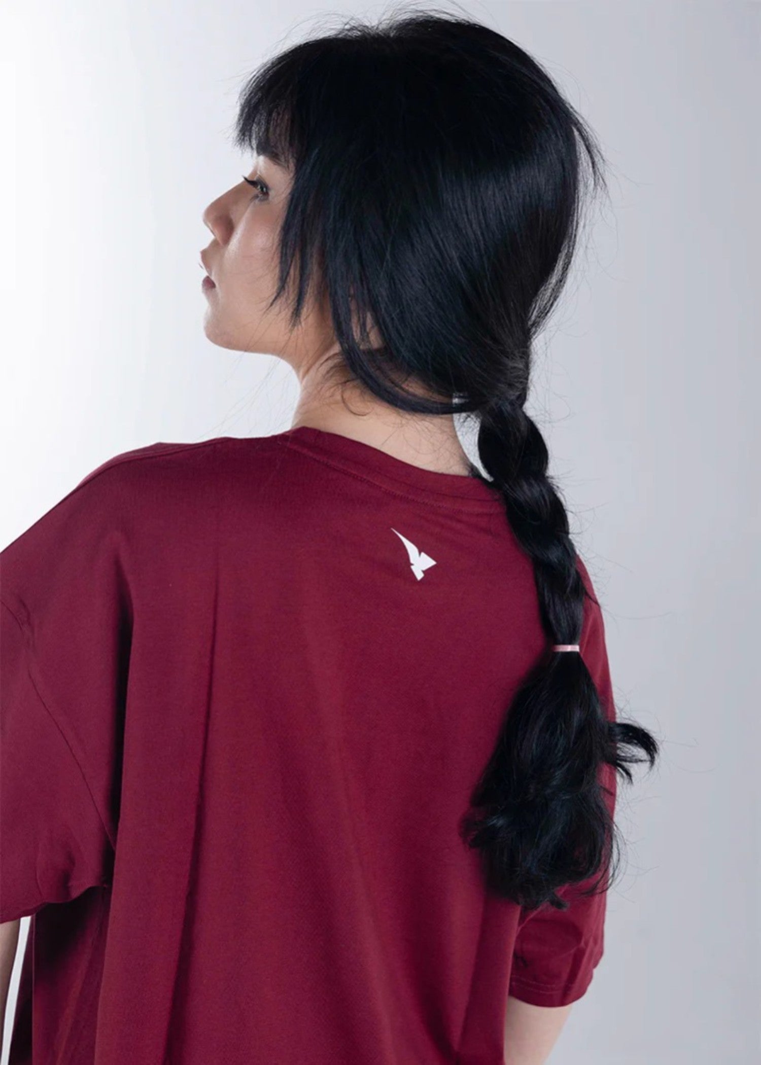 microfiber polyester T Shirt in Maroon