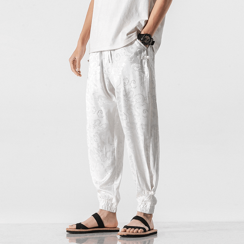 Chinese Style Men'S Casual Pants 2021 Summer New Style