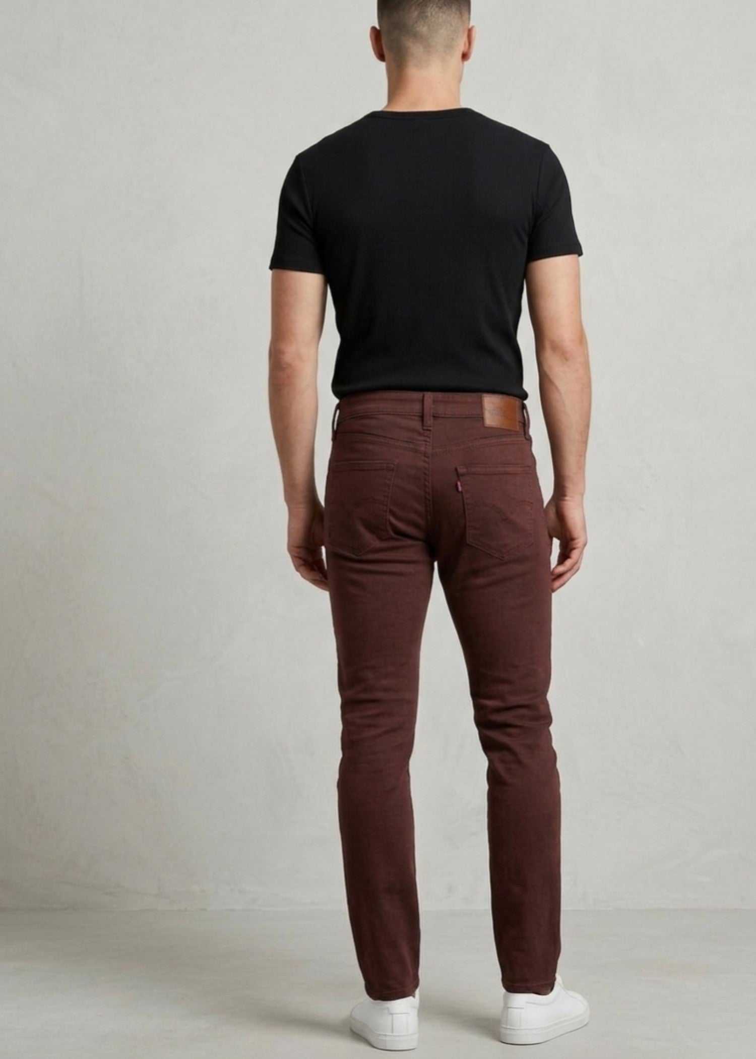 denim Jeans in Chocolate brown