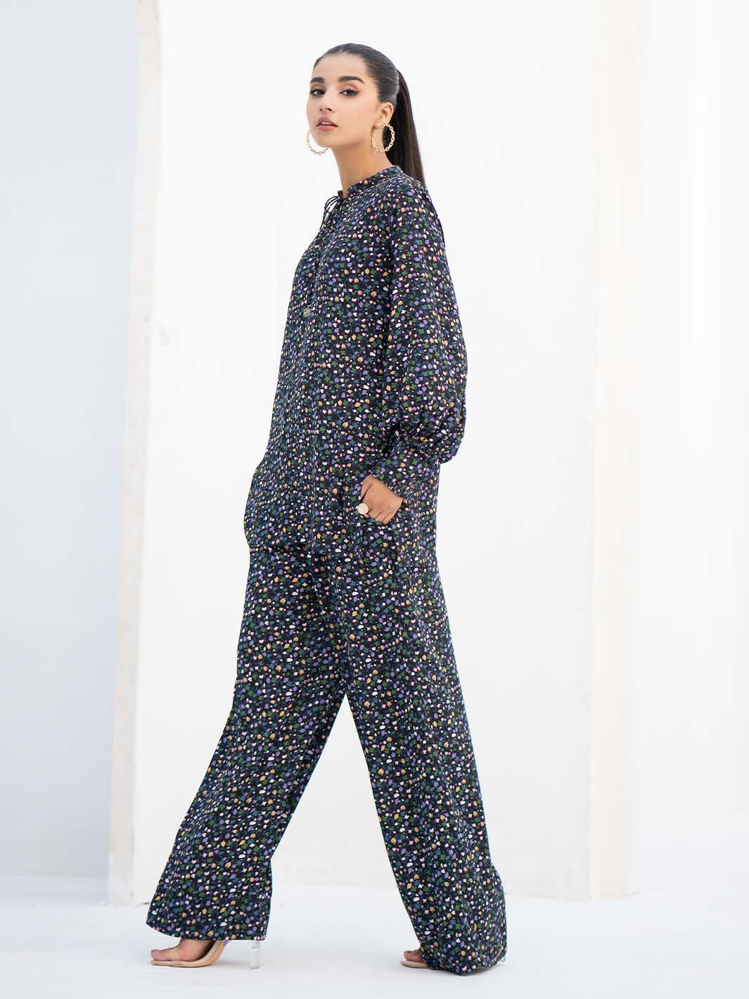 grip Co ord Sets in Black