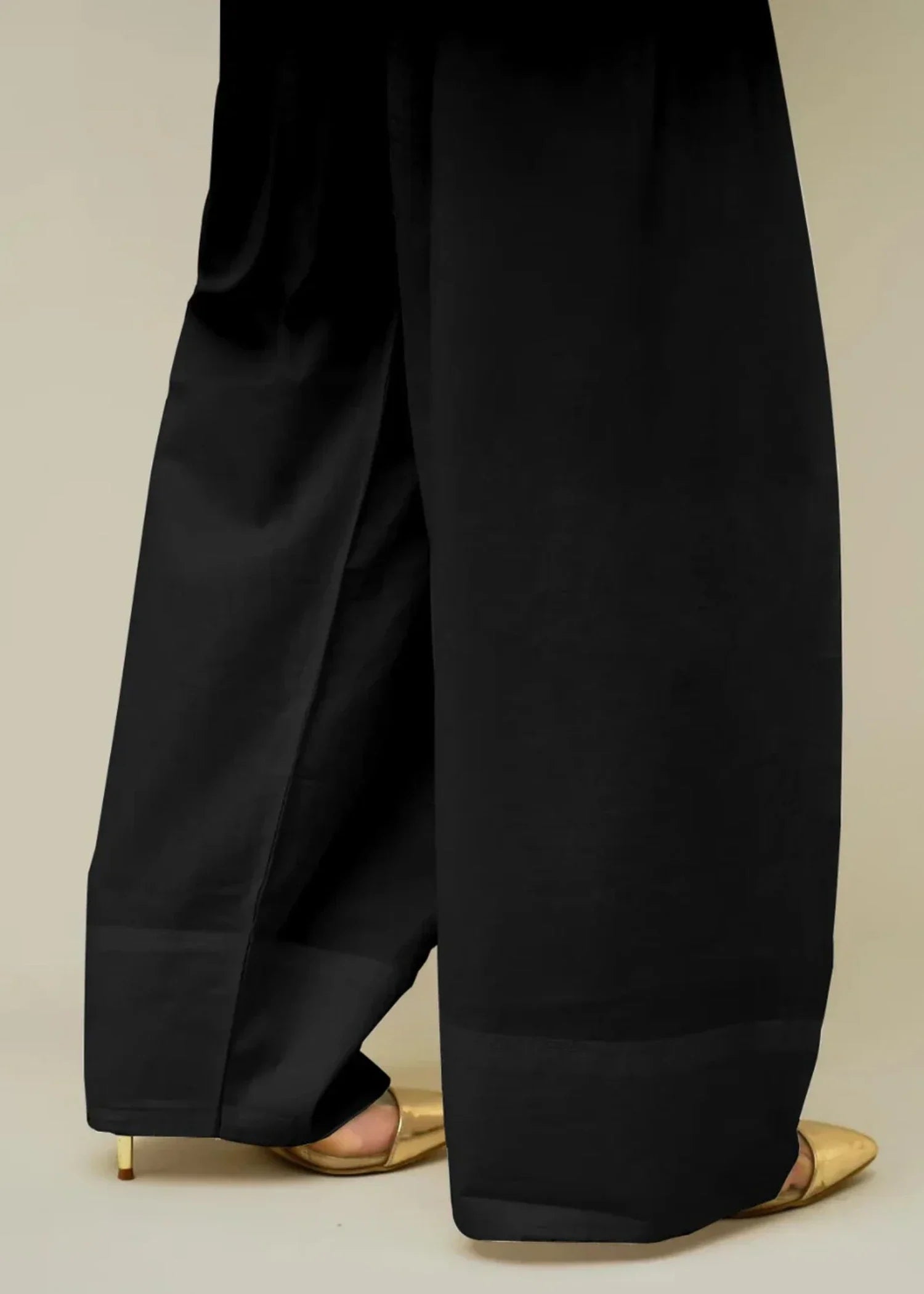 linen Shalwar in Black