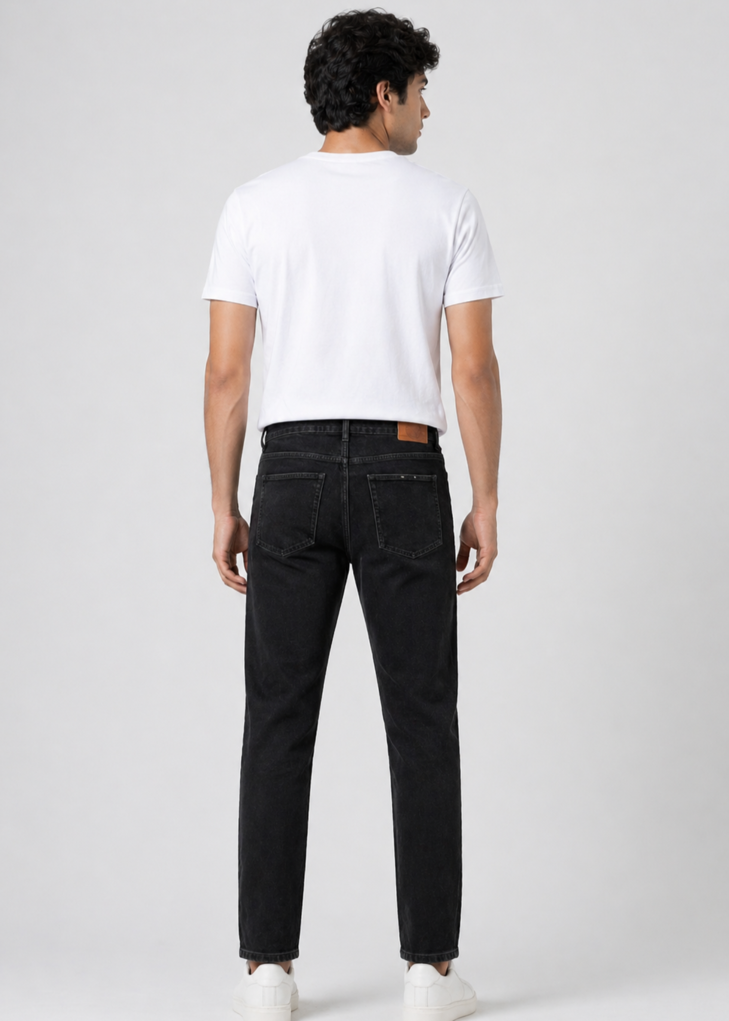denim Jeans in Black by Kaasa Enterprises