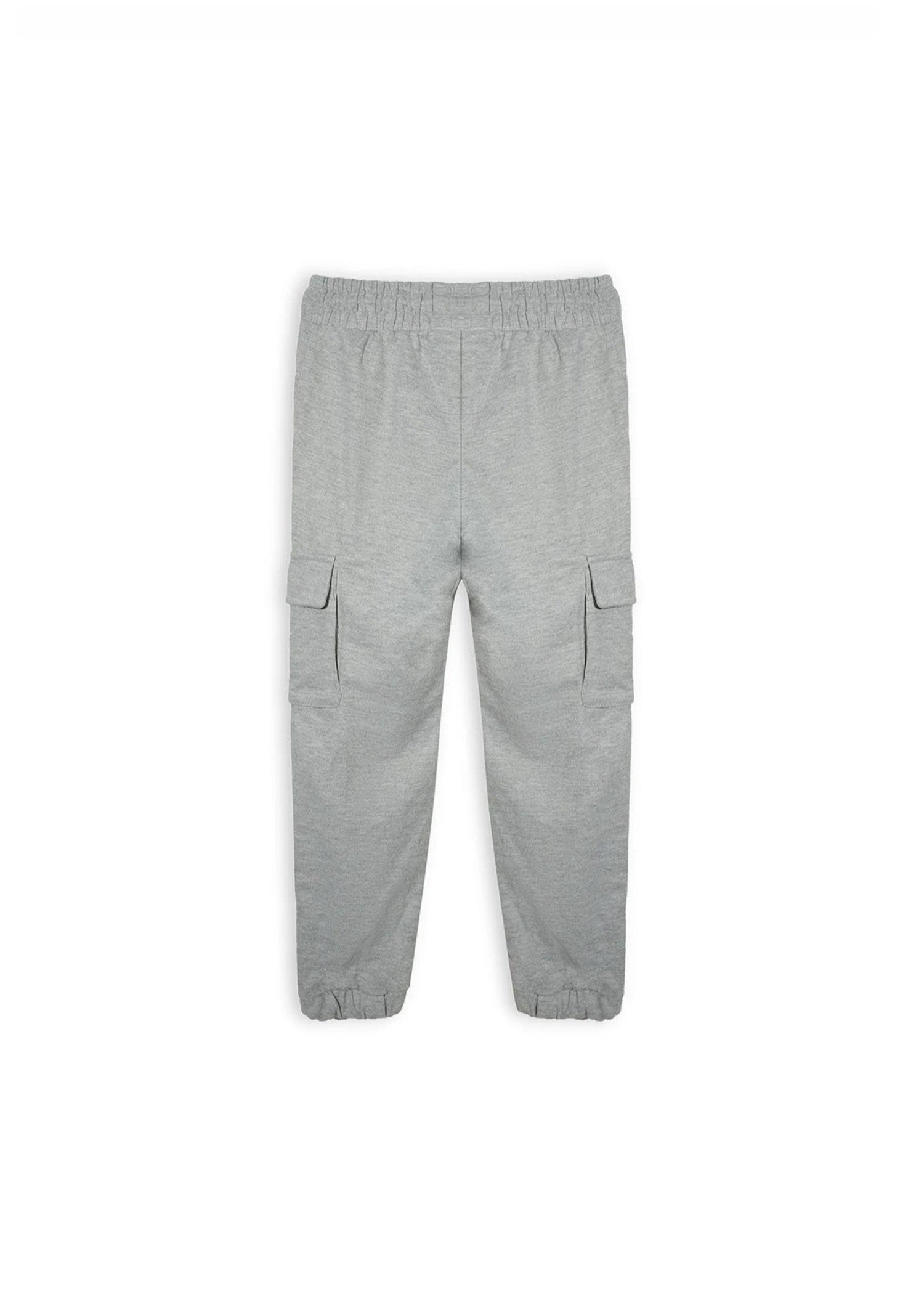 poly viscose Trousers in Grey