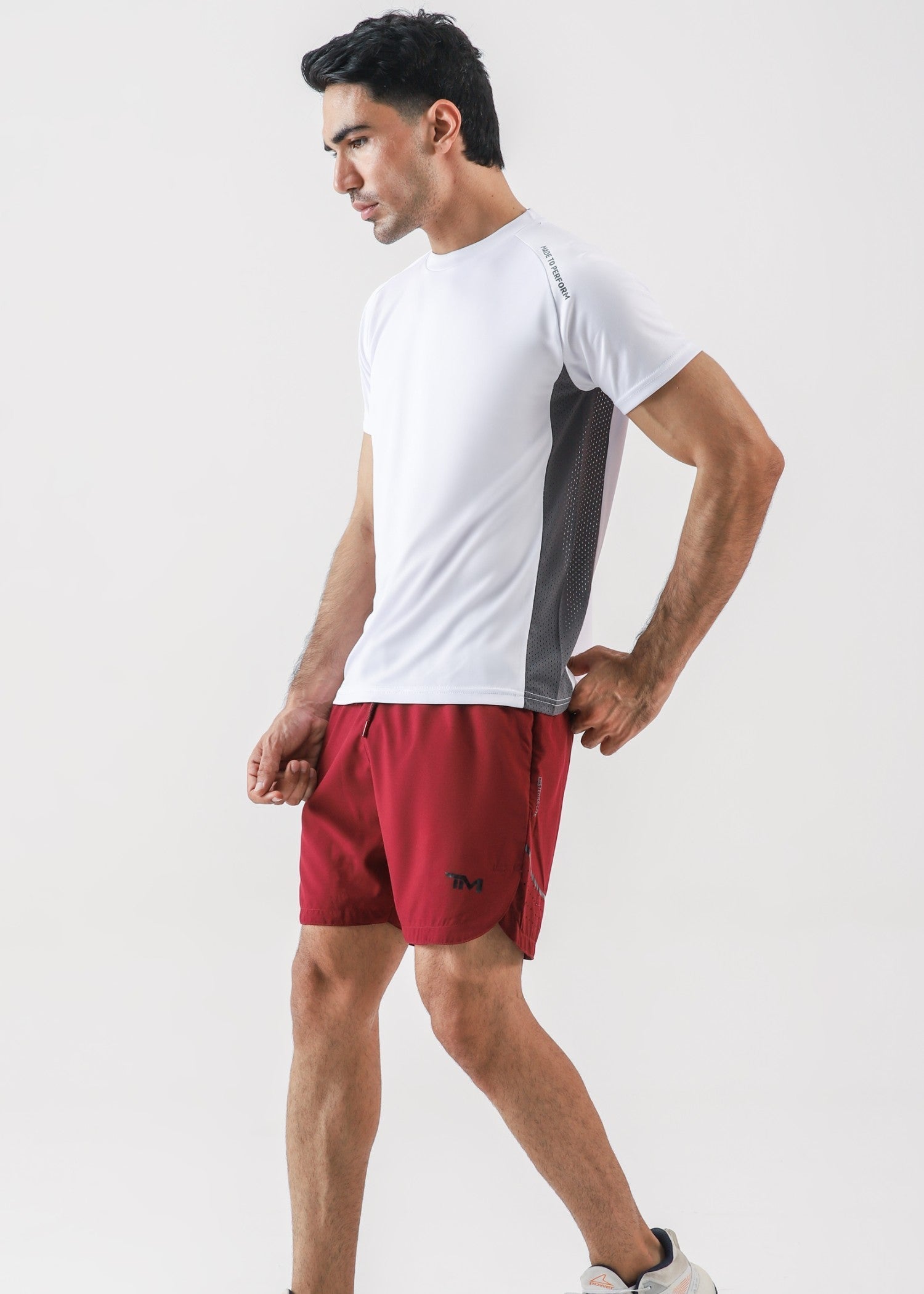 polyester T Shirt in White