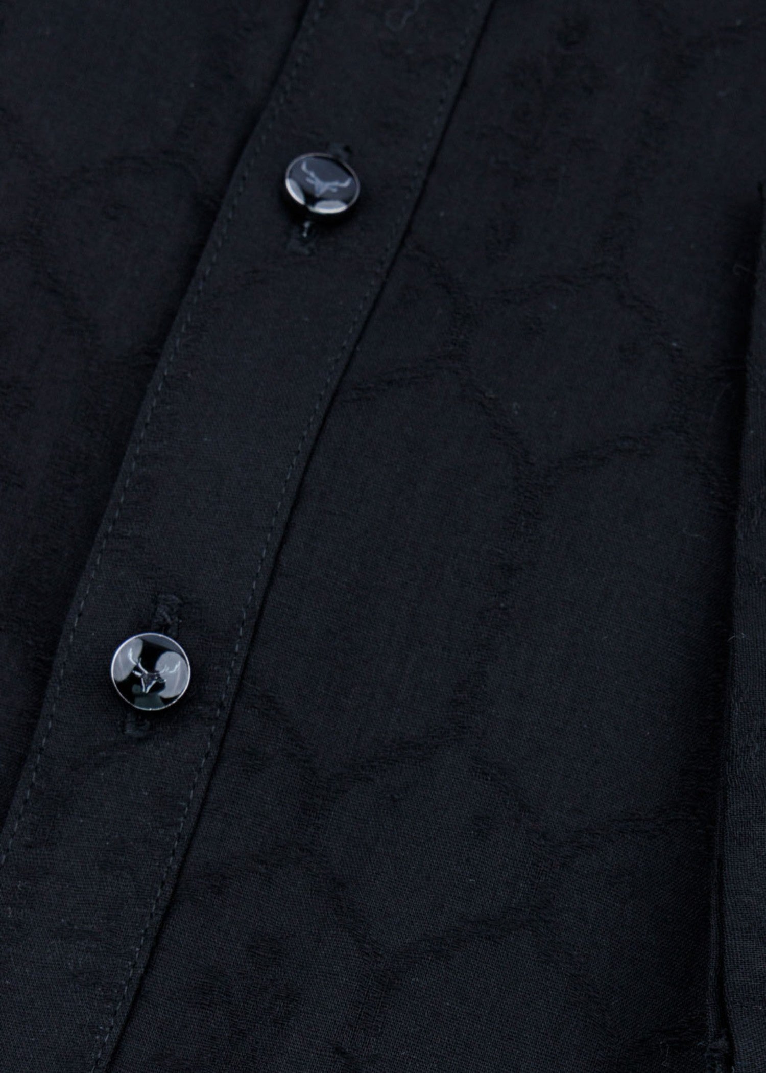 jacquard Kurta in Black
