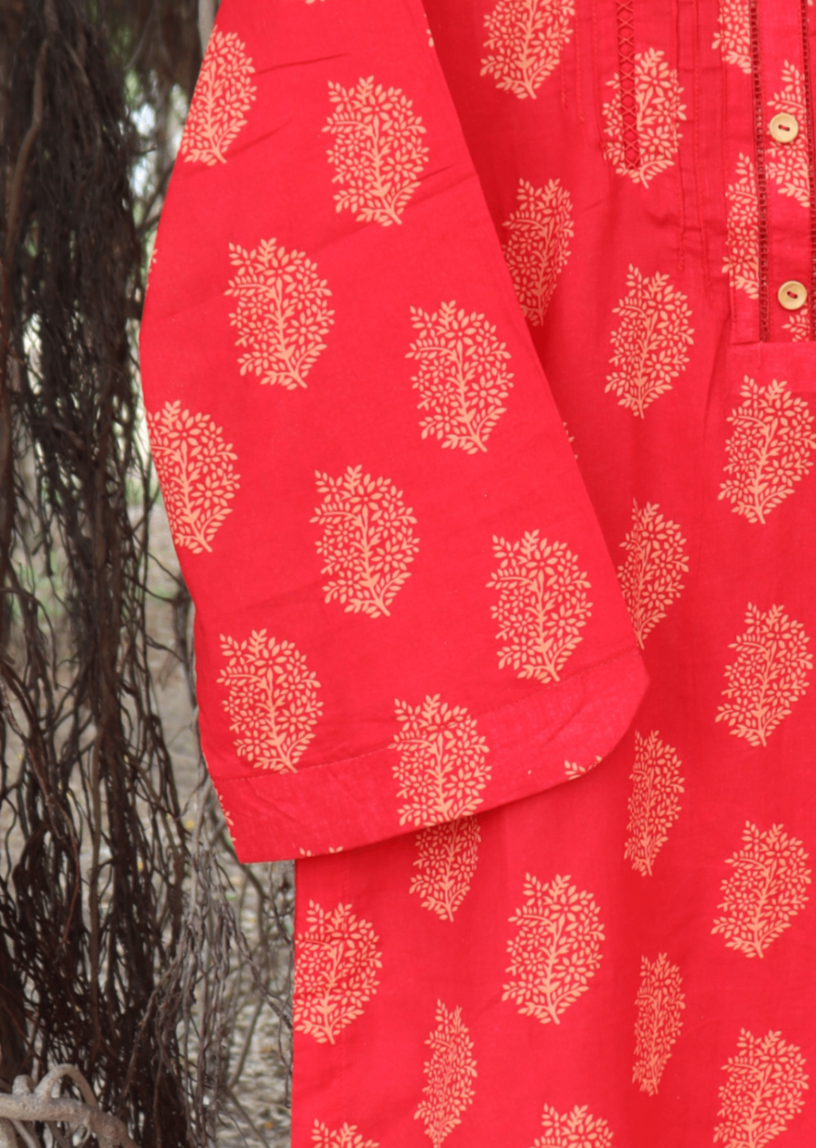 lawn Co Ord Sets in Scarlet