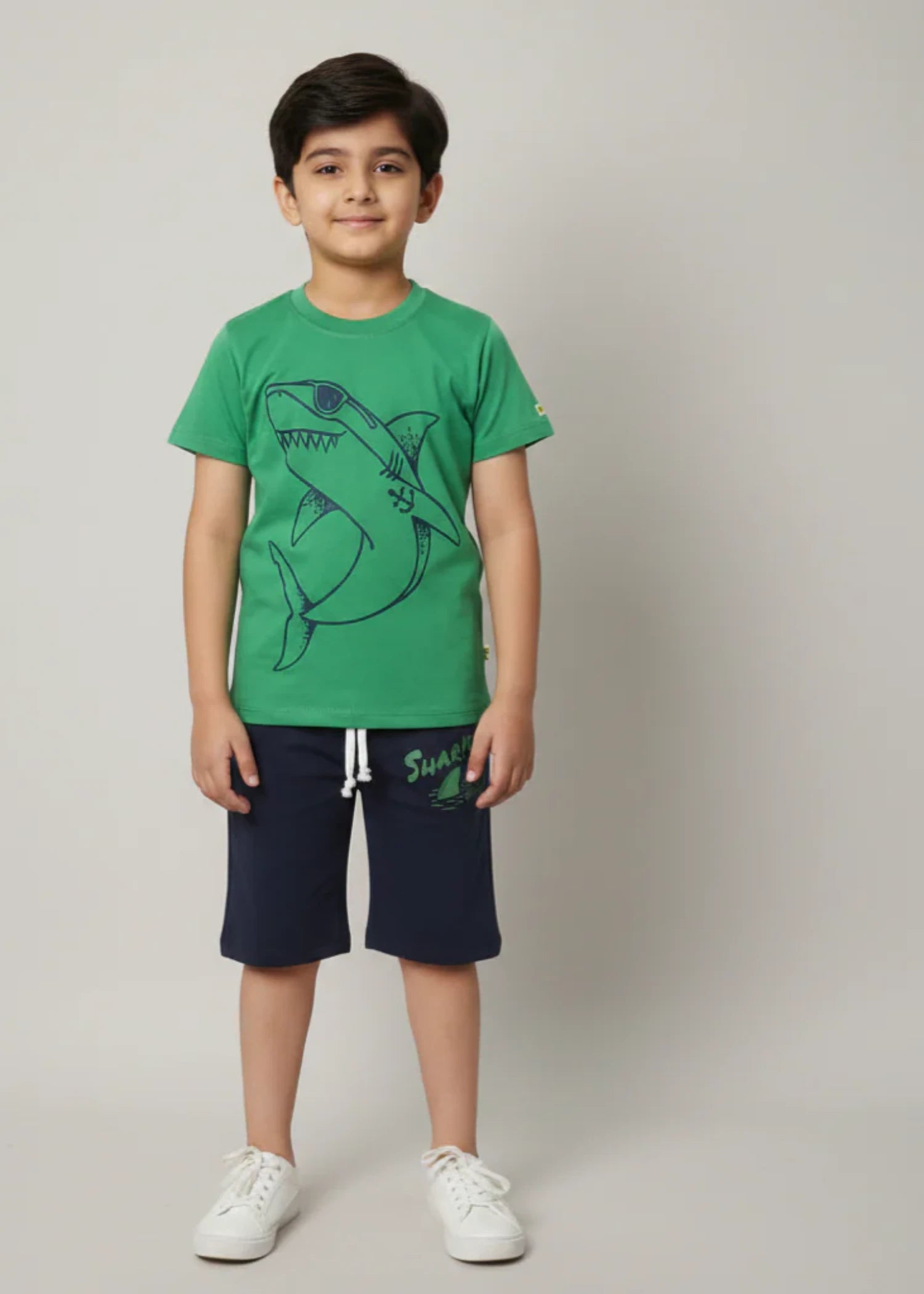 cotton Co ord Sets in Green, navy blue