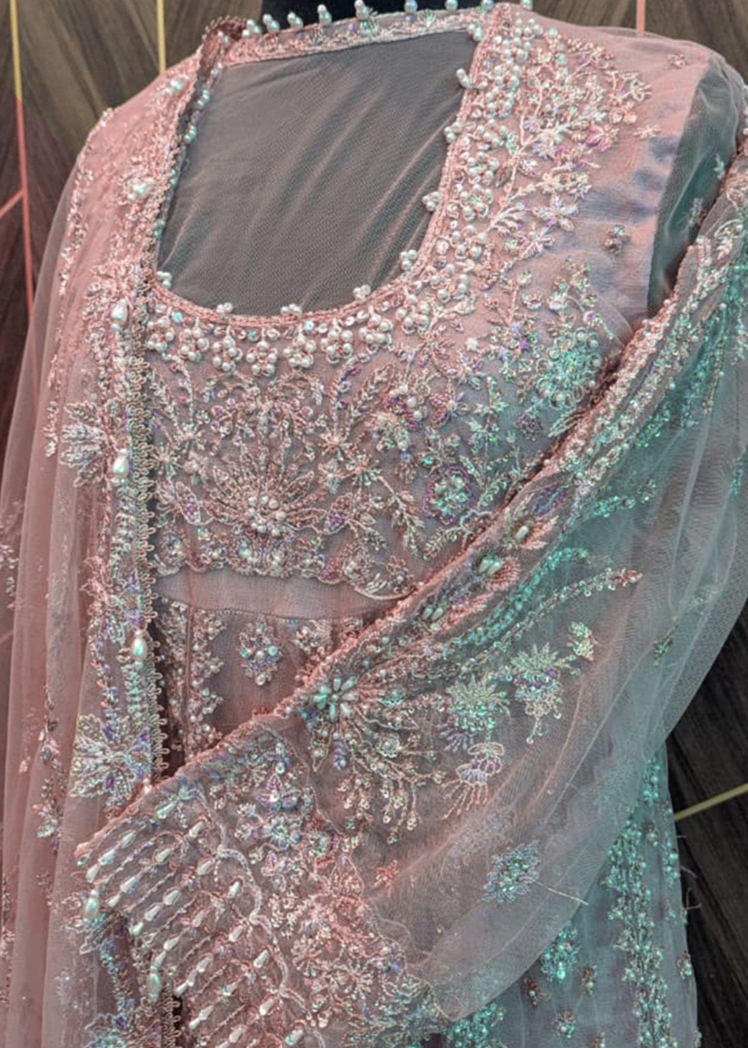 net Maxi in Pink