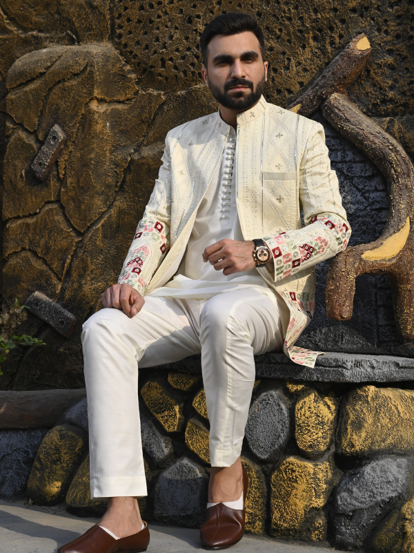 masuri Prince Coat in Cream