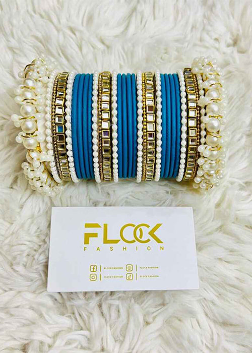 Bangles in Royal blue Color by - Trendy Women Bangles YQK5846