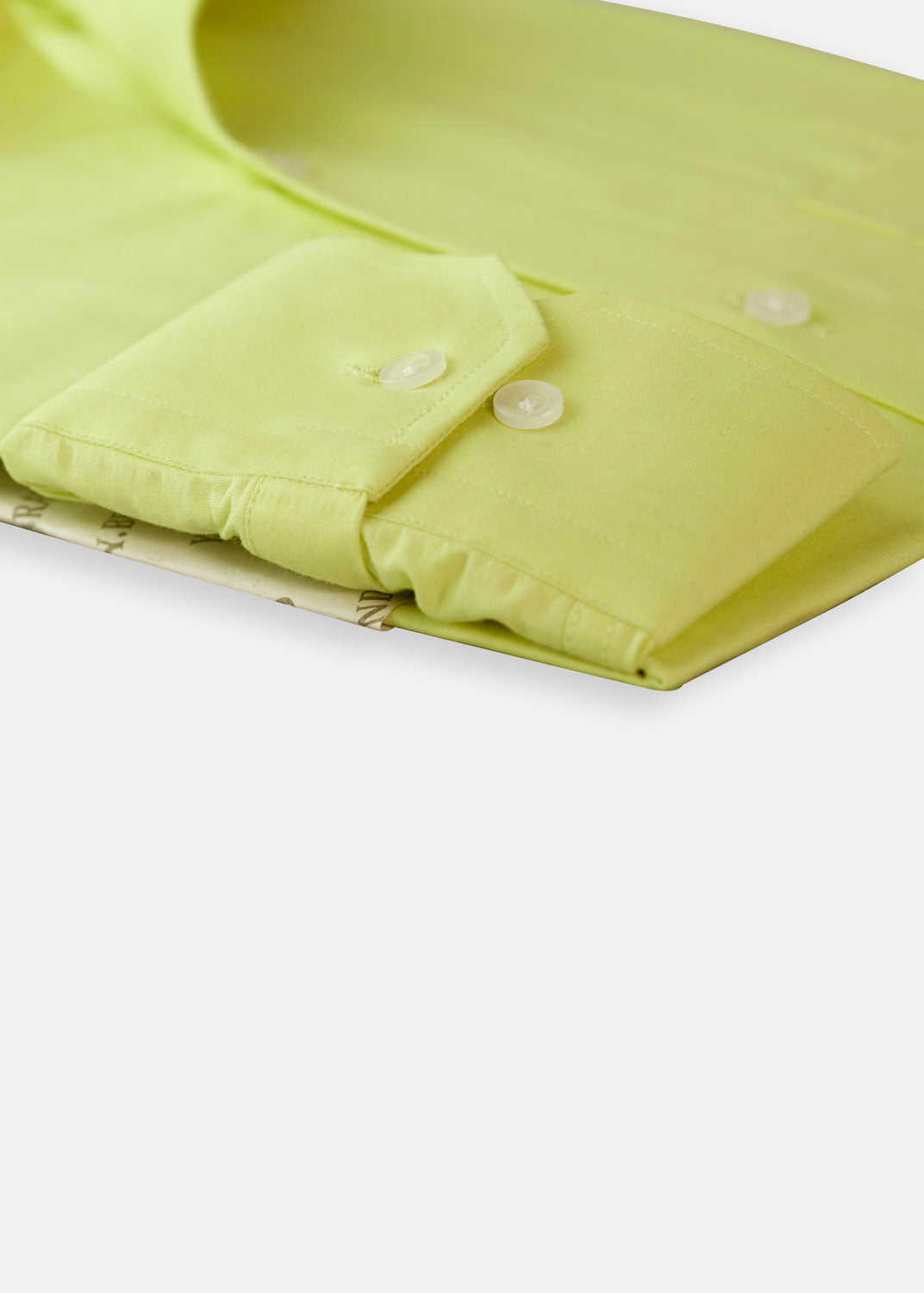 cotton Formal Shirt in Lime green