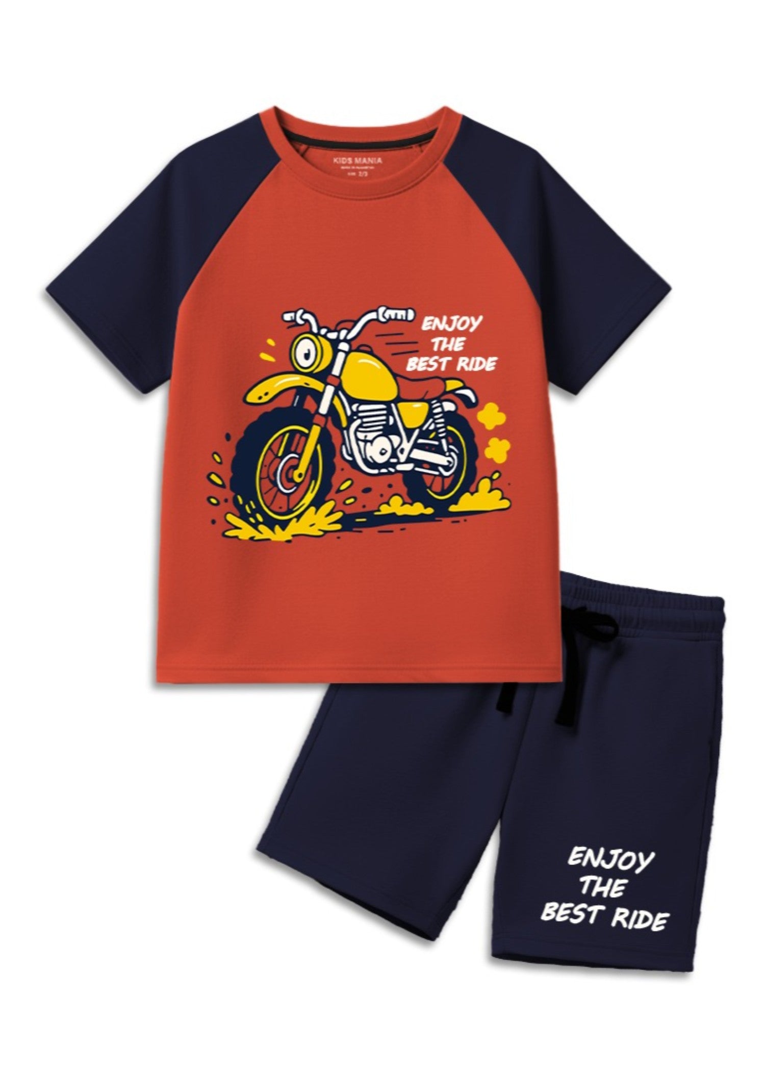 Co ord Sets in Navy blue, burnt orange