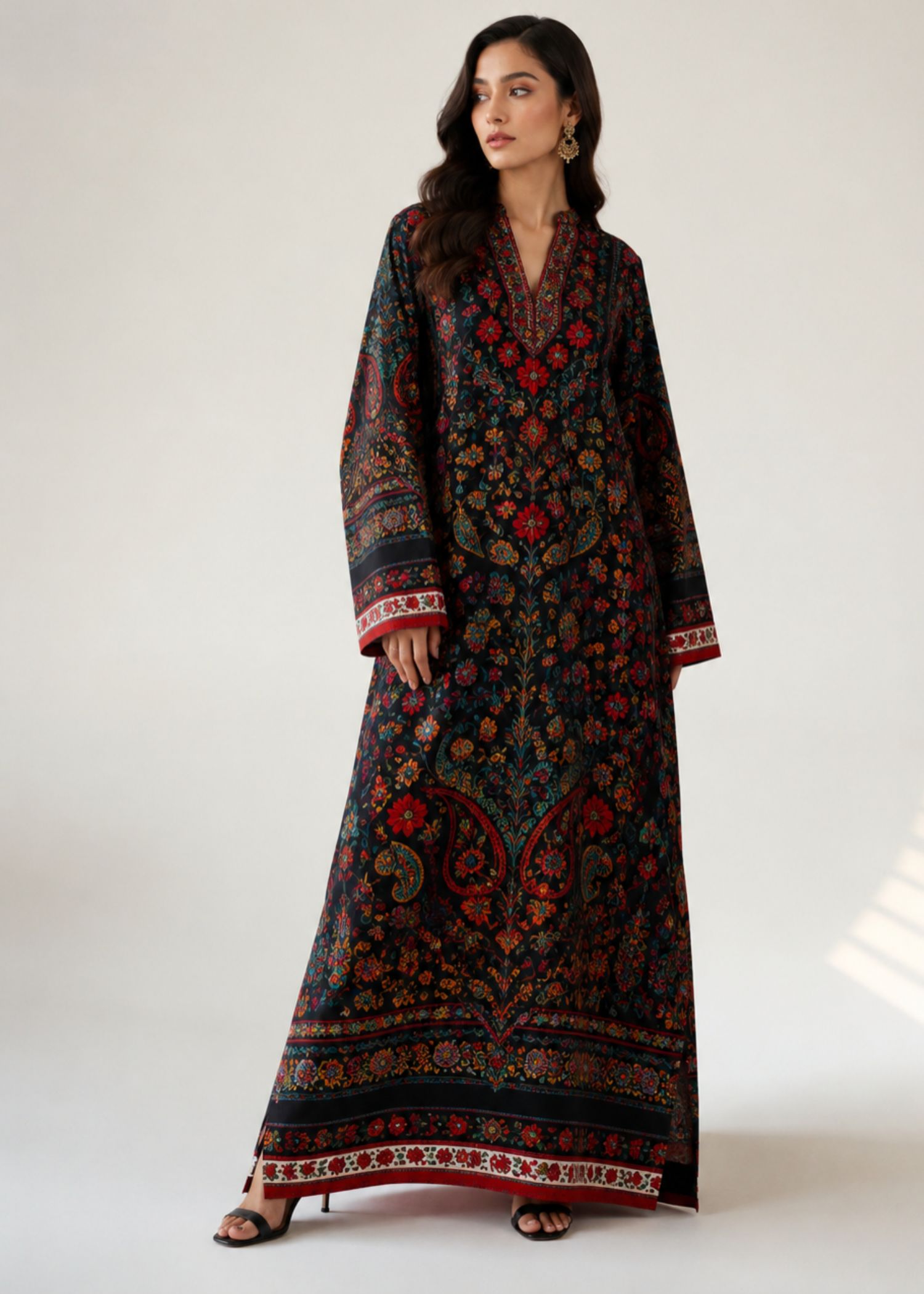grip Kaftan in Multi
