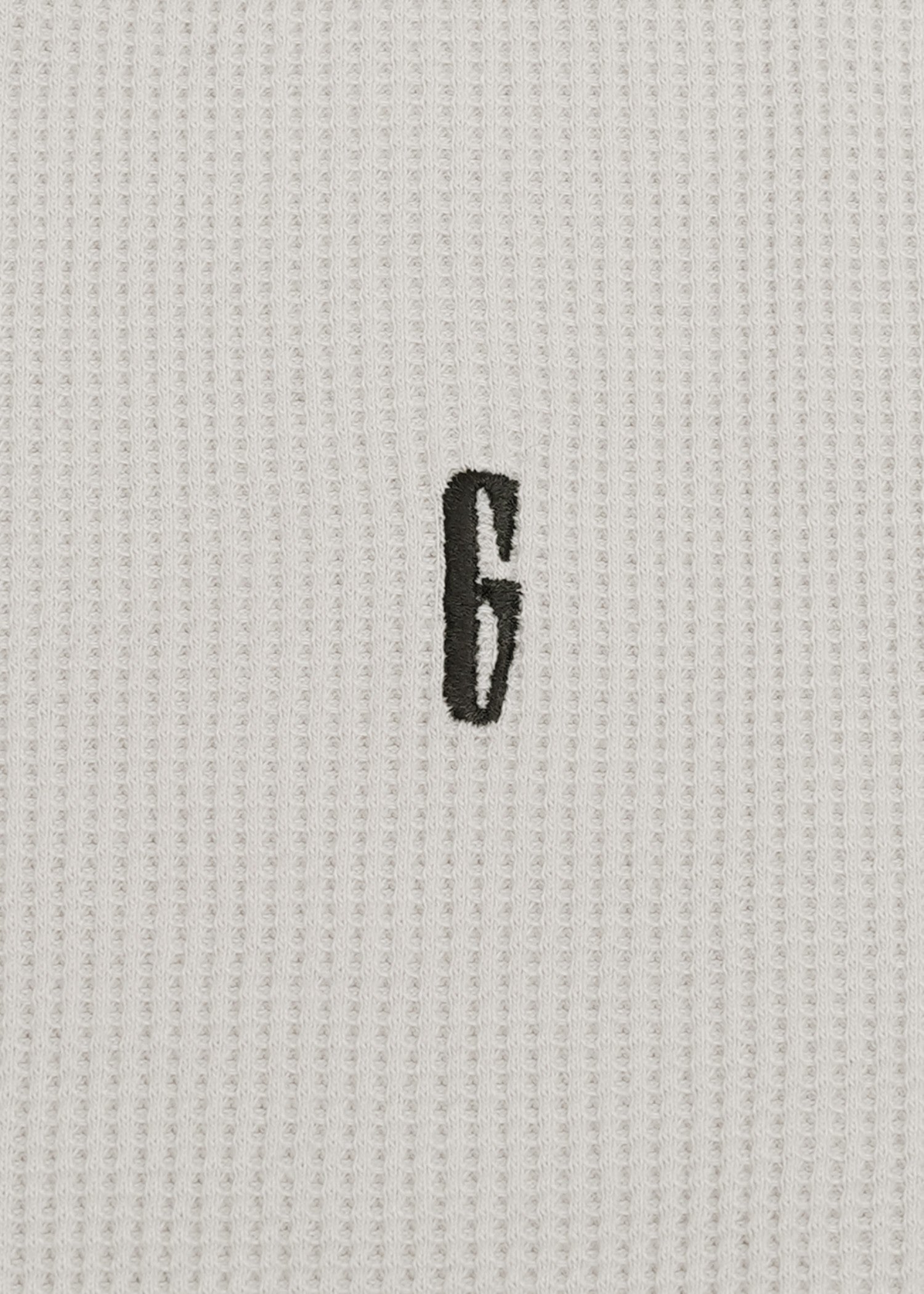 single jersey knit Polo Shirt in Timberwolf