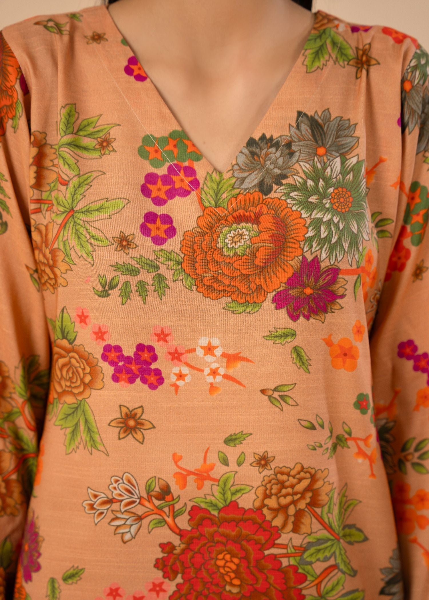 viscose Co Ord Sets in Camel brown