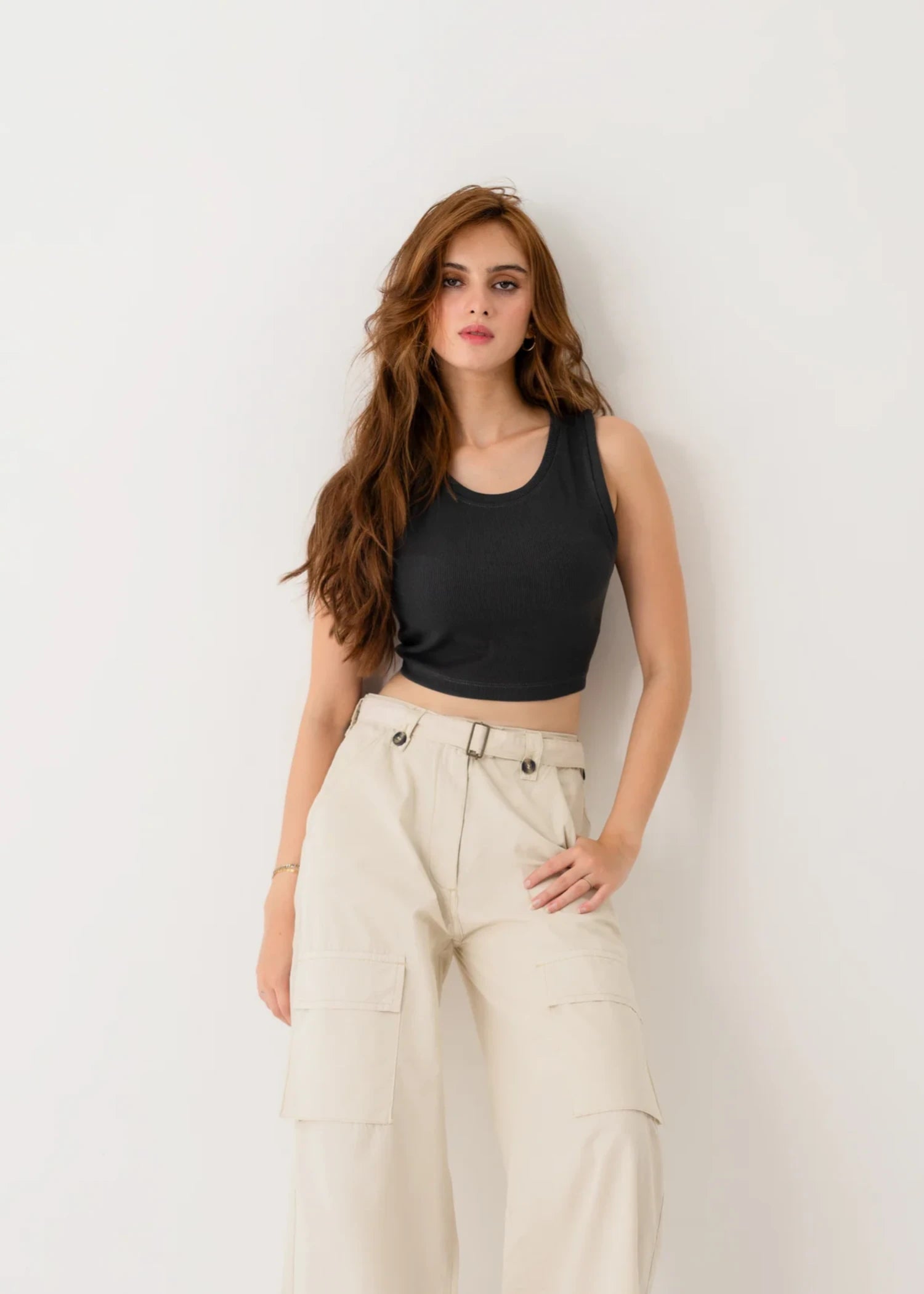cotton Blouse in Black