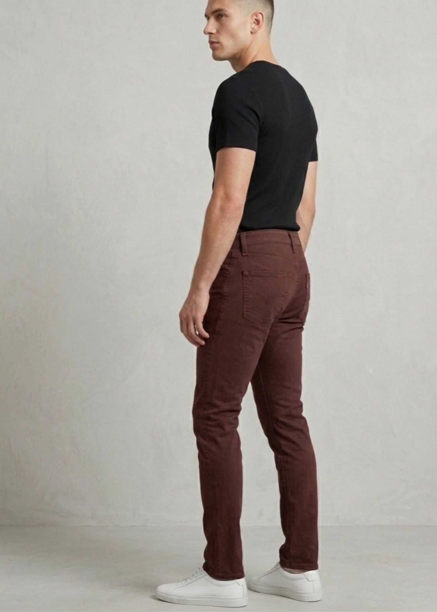 denim Jeans in Chocolate brown