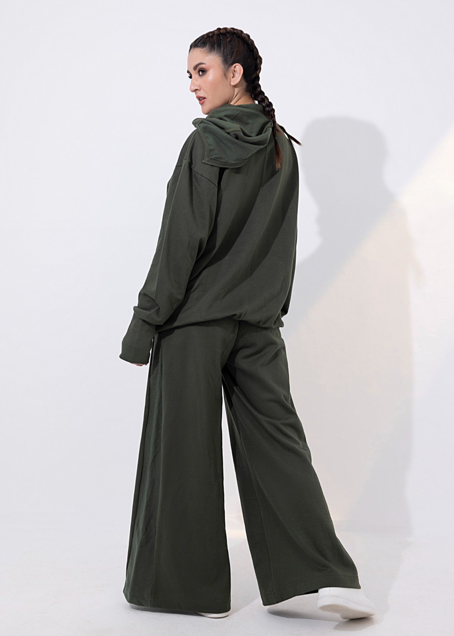 fleece Co Ord Sets in Army green