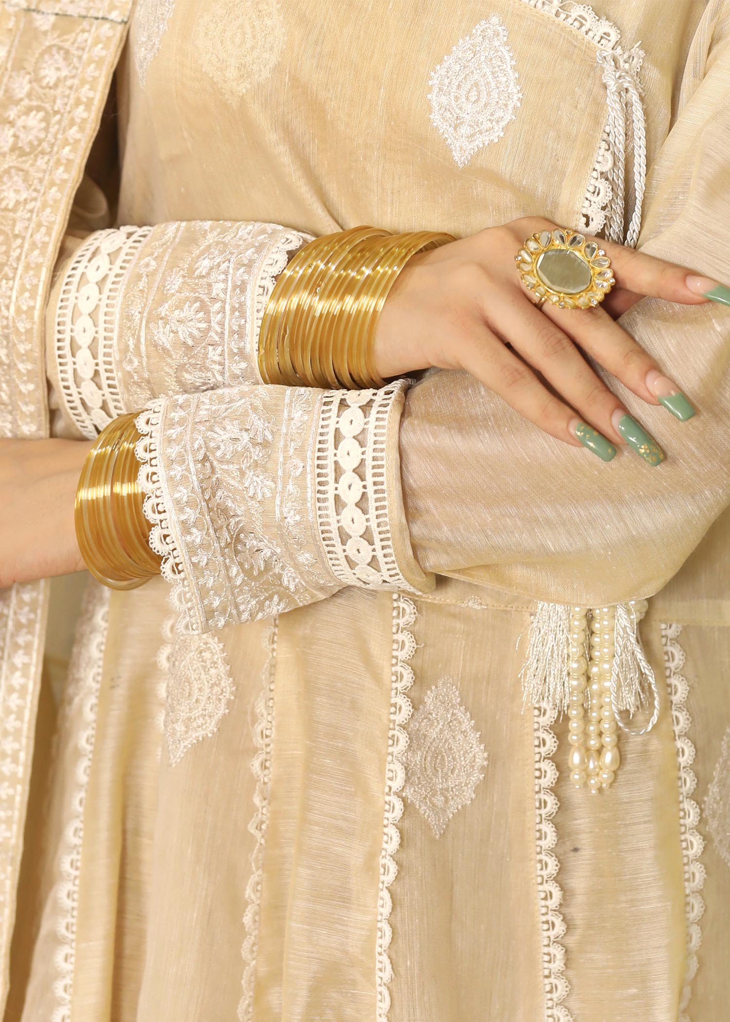 cotton Angrakha in Champagne