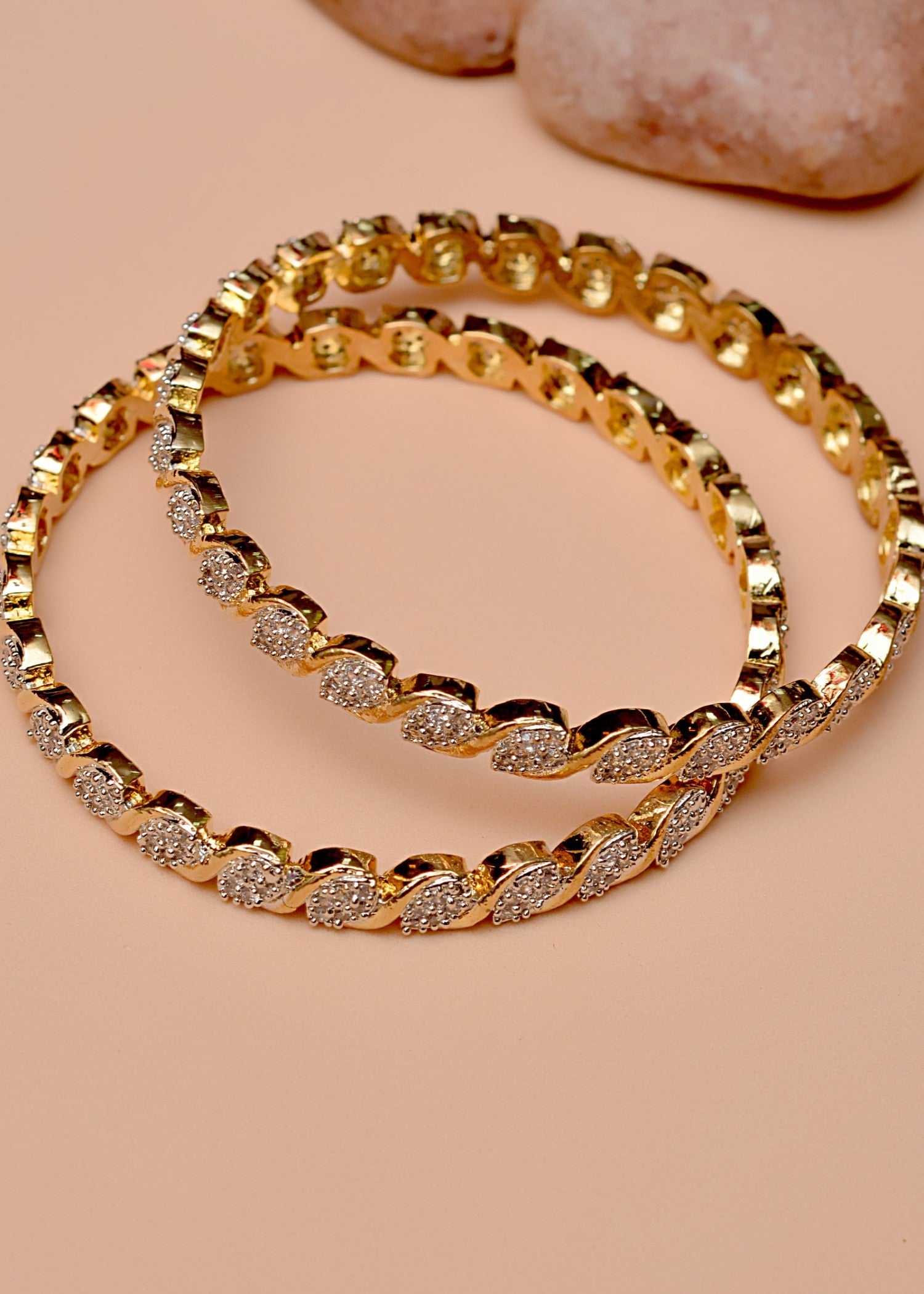 Bangles in Gold Color by - Trendy Women Bangles ACI8027