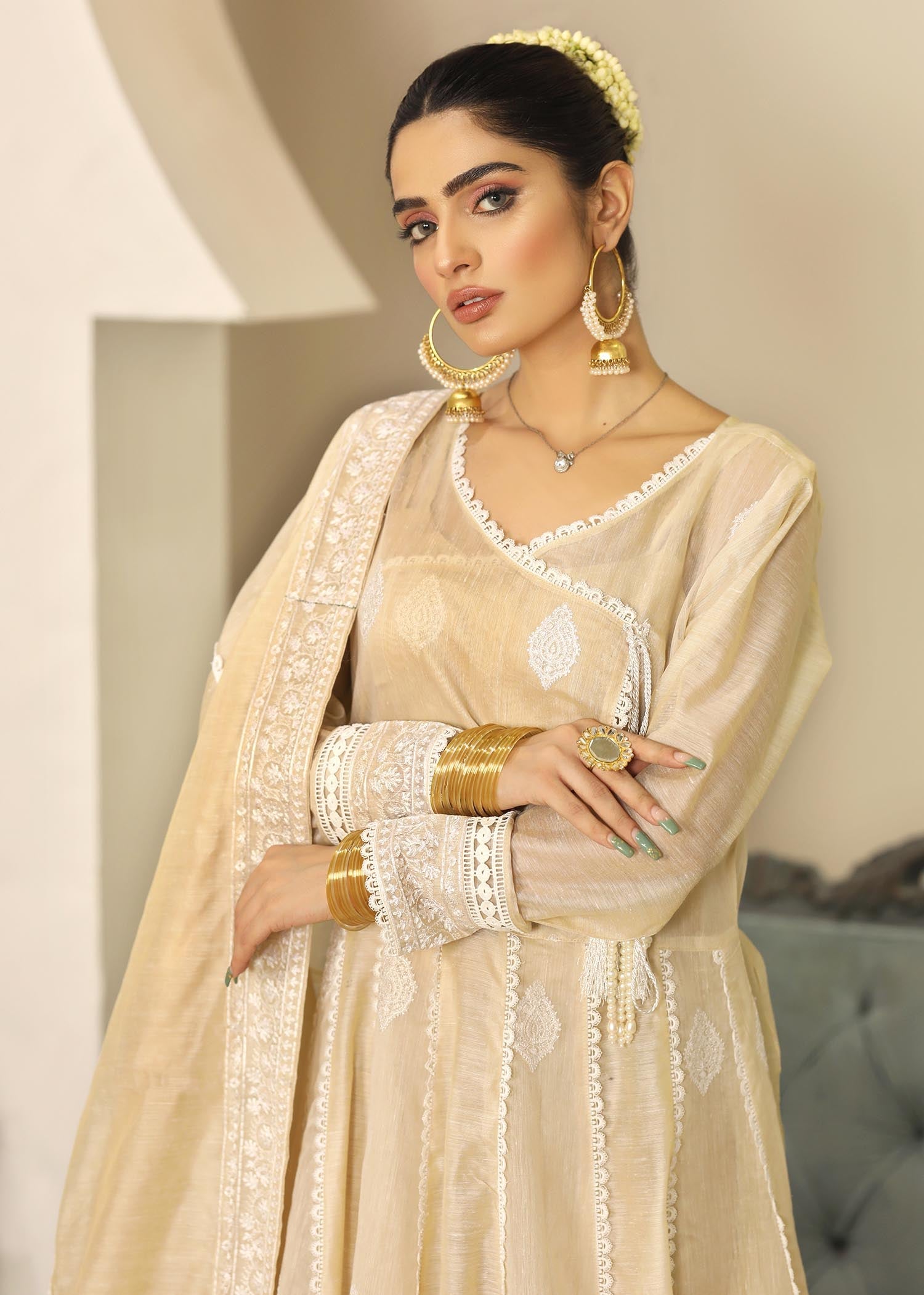 cotton Angrakha in Champagne
