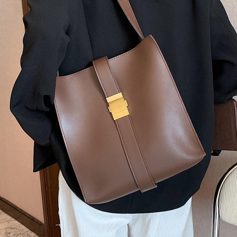 Fashion Simple Texture Single Shoulder Messenger Bag