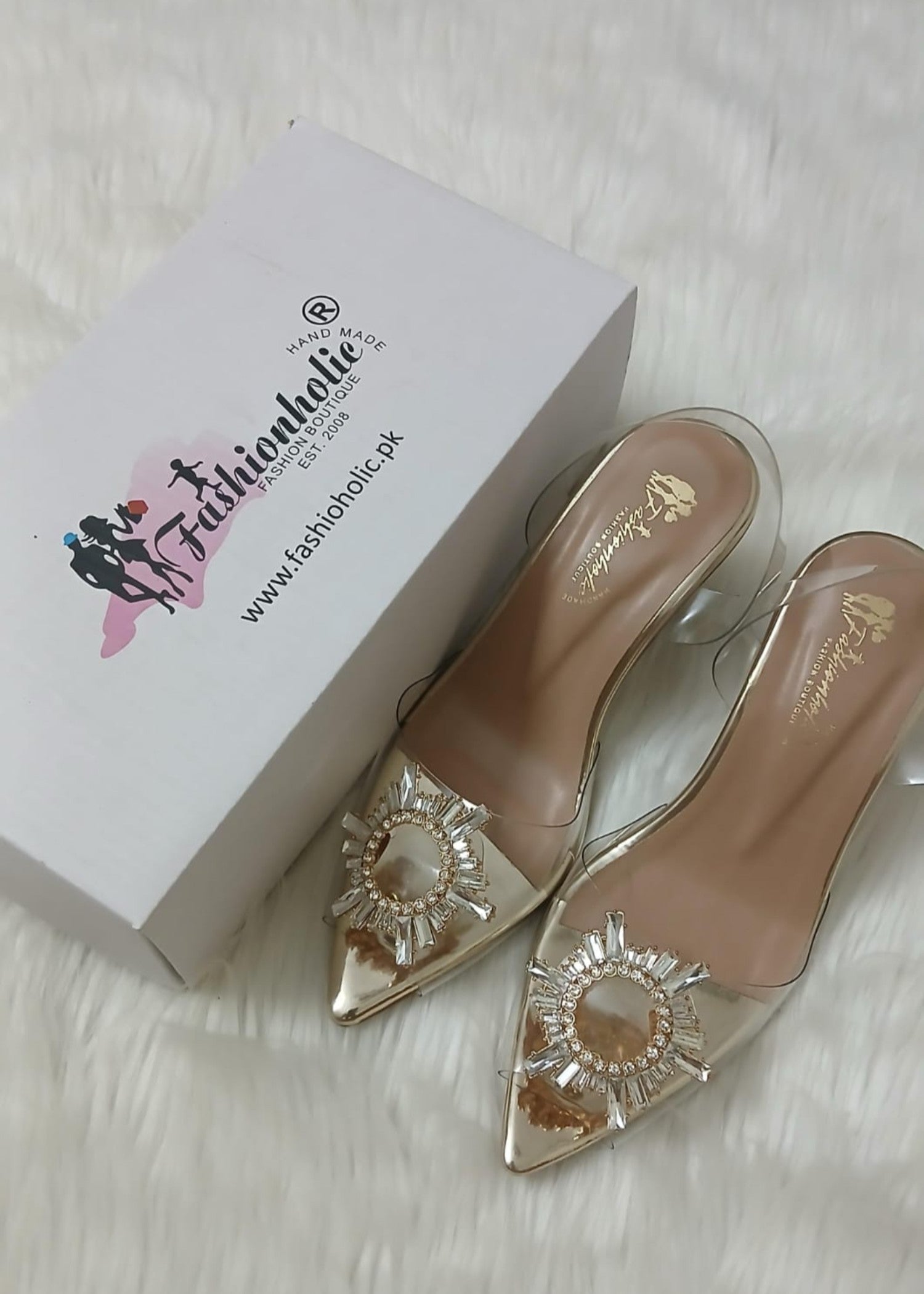 Heels in Gold by - High Quality Women Heels XGT6177