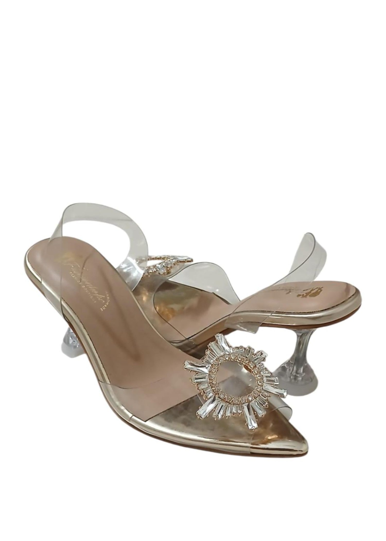 Heels in Gold by - High Quality Women Heels XGT6177