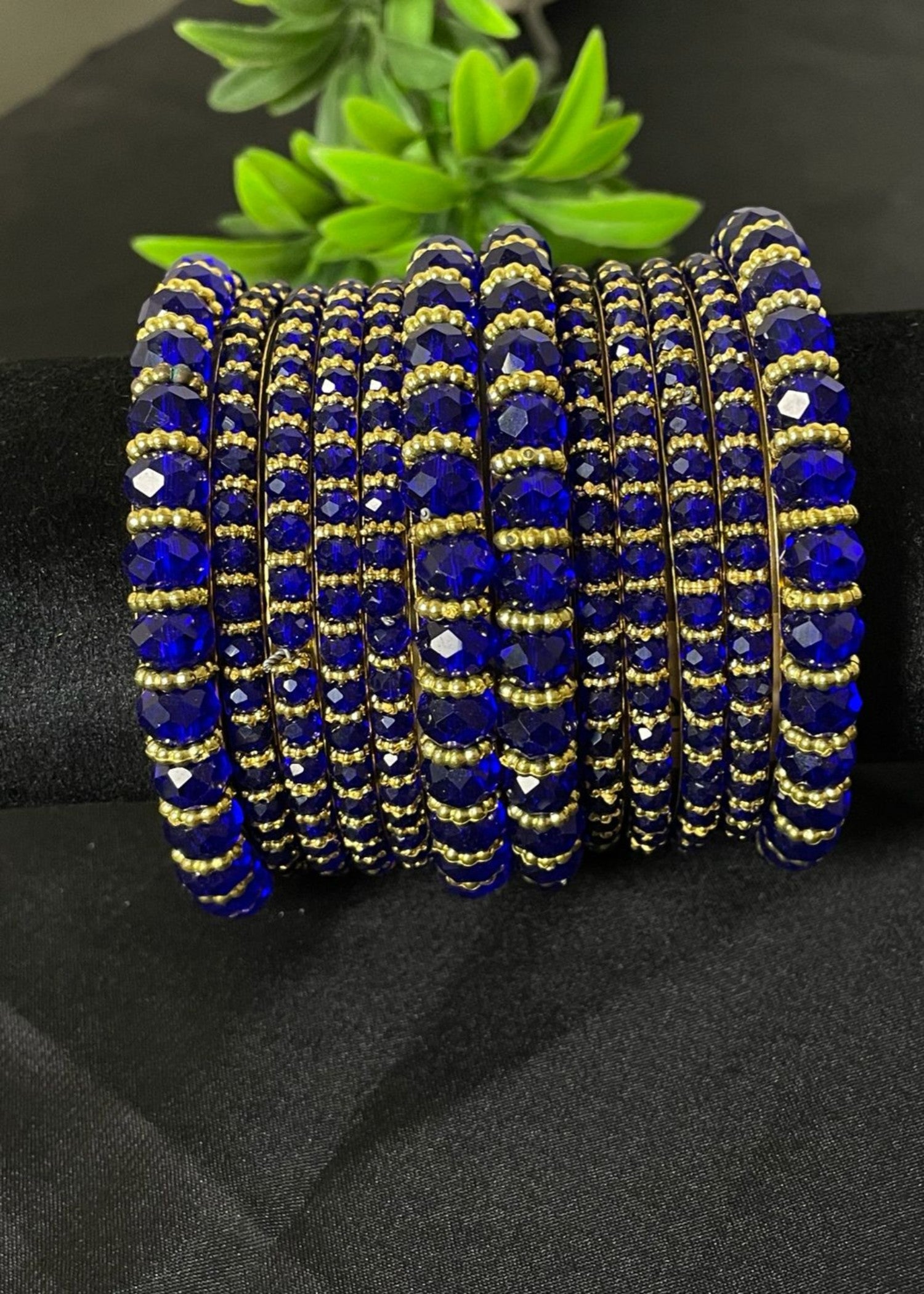 Bangles in Royal blue Color by - Trendy Women Bangles GWX4706