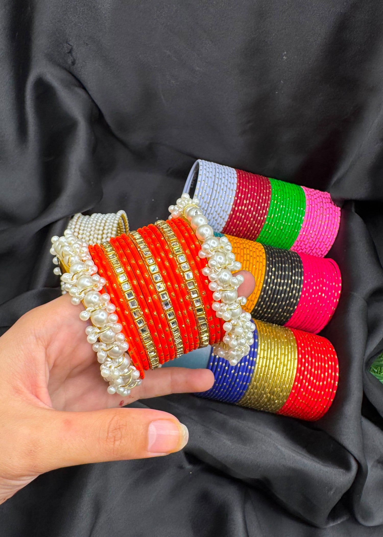 Bangles in Multi Color by - Trendy Women Bangles NCK7828