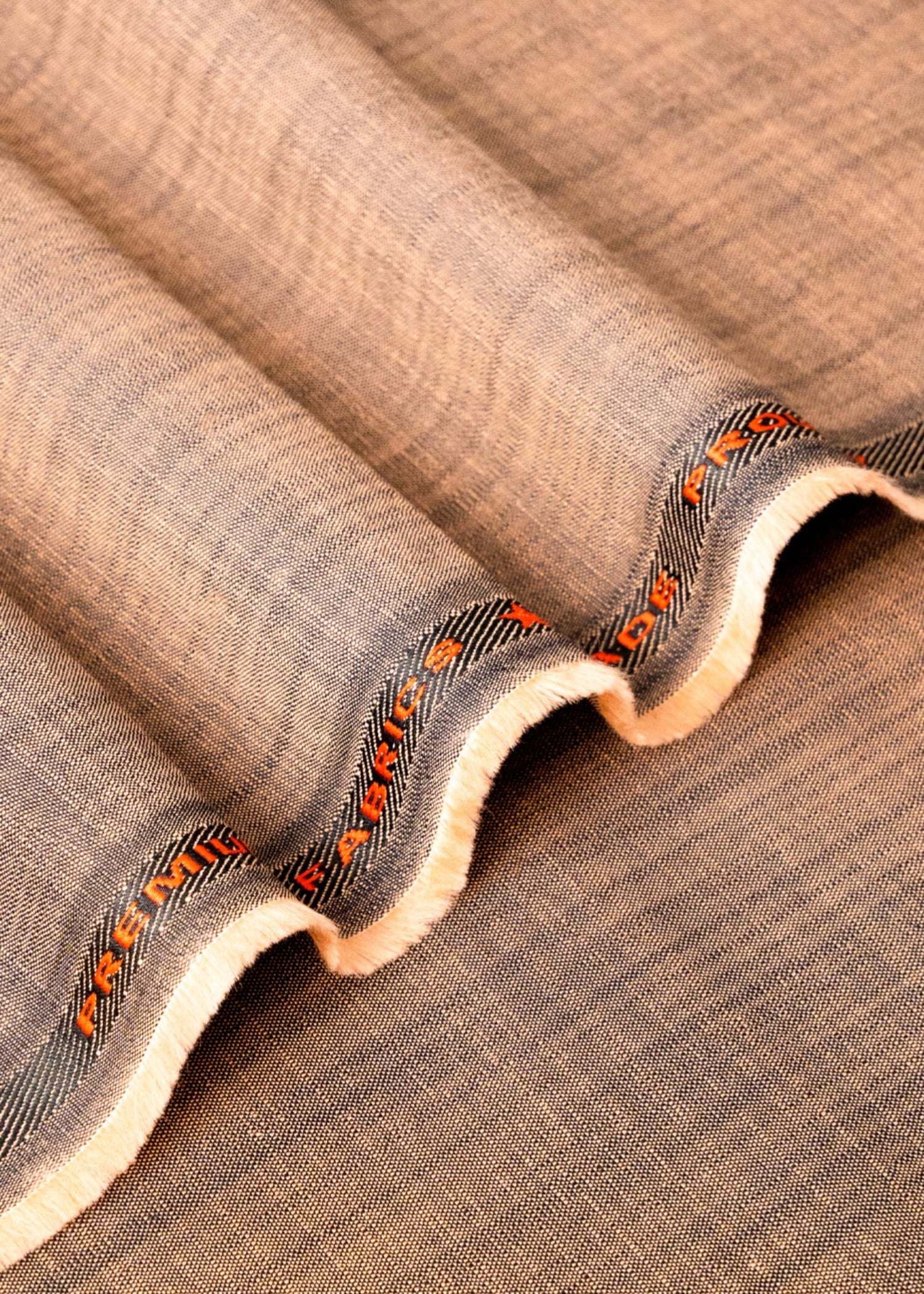 cotton Unstitched in Tan brown