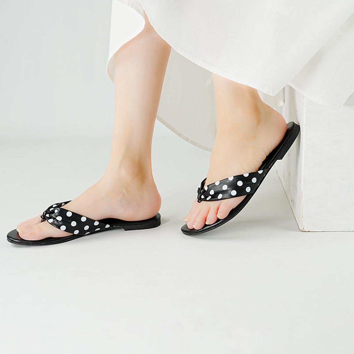 Slides in Black by - High Quality Women Slides EBI4961