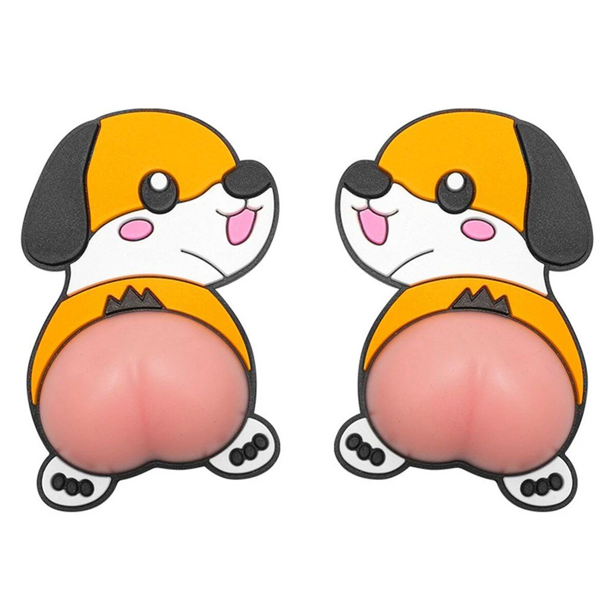 3D Cartoon PVC Anti-collision Stickers for Cars, Phones, and Home Decor