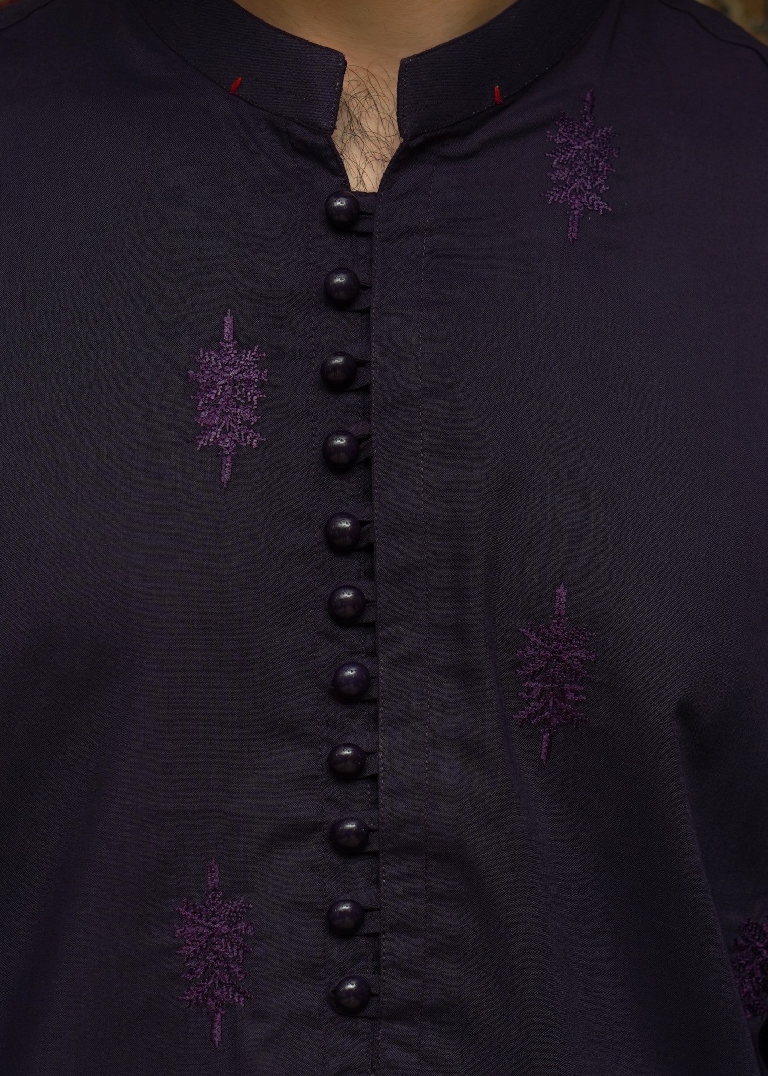wash & wear Kurta Set in Purple by Maqsood Garments