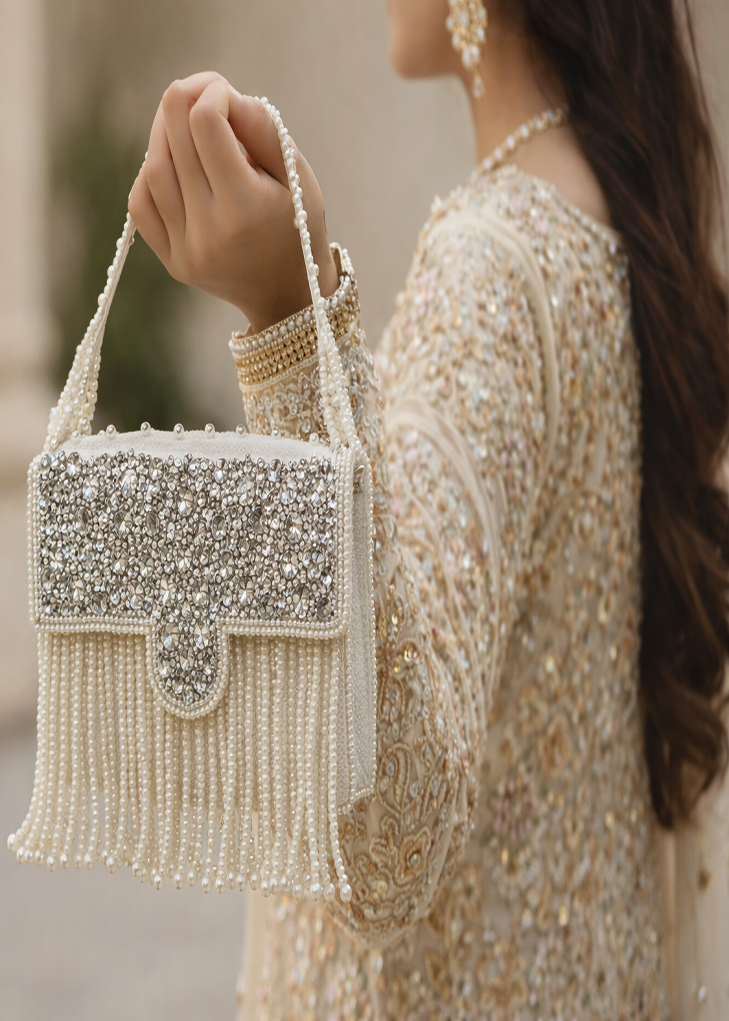 Hand Bag in Chalk Color by - Trendy Women Hand Bag ZTG2878