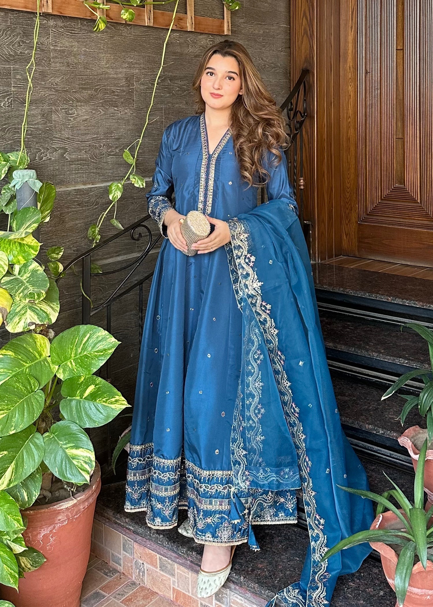 silk Maxi in Blue